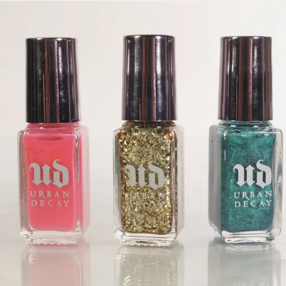💙🌟Urban Decay RARE Electric Nail Color Trio NWT - Picture 1 of 4